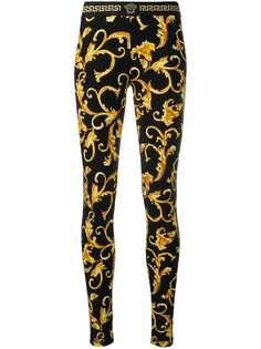 Versace леггинсы с принтом в стиле барокко