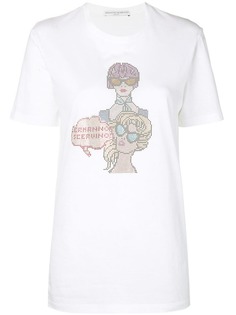 Ermanno Scervino топ с короткими рукавами и декором