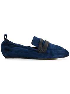 Lanvin suede loafers