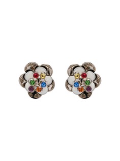 Miu Miu серьги с поделочными камнями