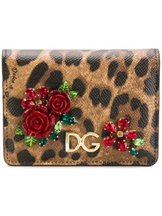 Dolce & Gabbana кошелек с аппликацией в виде роз