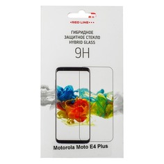 Защитное стекло для экрана REDLINE для Motorola Moto E4 Plus, гибридная, 1 шт [ут000016860]