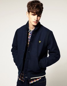 Шерстяная спортивная куртка Lyle & Scott Vintage - Темно-синий