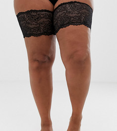 Кружевные подвязки ASOS DESIGN Curve - Черный