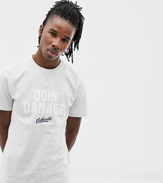 Футболка с короткими рукавами и надписью doin damage Carhartt WIP - Белый