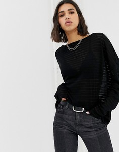 Лонгслив AllSaints Rita Zandy - Черный
