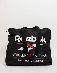 Сумка-тоут с логотипом Reebok - Черный