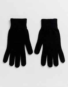 Черные перчатки ASOS DESIGN - Черный