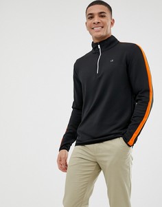 Черный свитшот с короткой молнией Calvin Klein Golf - Черный