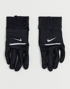 Черные перчатки Nike Running - Черный