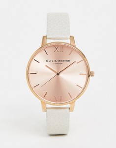 Часы с розовым кожаным ремешком Olivia Burton OB13BD11 Sunray - Розовый