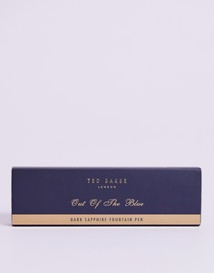 Перьевая ручка темно-сапфирового цвета Ted Baker Рremium - Синий
