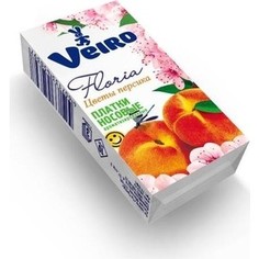 Носовые платочки Veiro бумажные Цветы персика 3-х слойные
