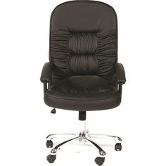 Офисное кресло Chairman 418 черная кожа