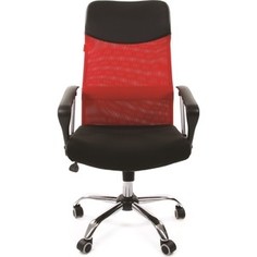 Офисное кресло Chairman 610 15-21 черный + TW красный