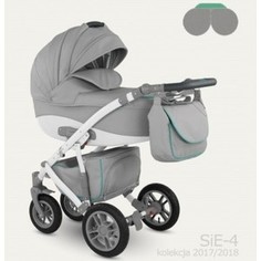 Коляска 2 в 1 Camarelo SIRION Eco SIE-4 серый, ЭКО КОЖА