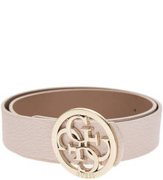 Двусторонний ремень с круглой пряжкой Guess