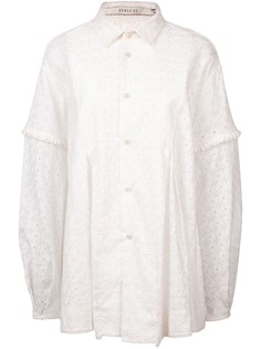 Renli Su рубашка с вышивкой