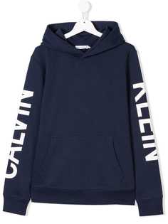 Calvin Klein Kids толстовка с капюшоном и логотипом TEEN