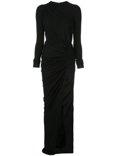 Alexandre Vauthier платье с длинными рукавами