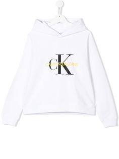 Calvin Klein Kids толстовка с капюшоном и логотипом