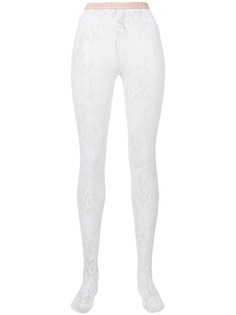 Gucci колготки с цветочным кружевом