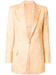 Jean Paul Gaultier Vintage жаккардовый блейзер с цветочным узором