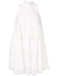 Ermanno Ermanno кружевное многоуровневое платье без рукавов