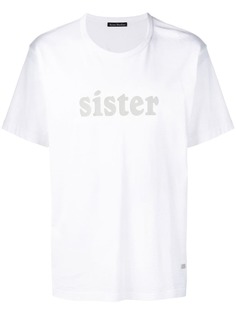 Acne Studios футболка с принтом Sister