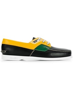Prada мокасины дизайна колор-блок