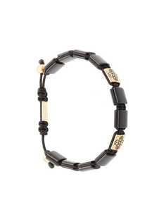 Nialaya Jewelry браслет с бусинами тигриный глаз