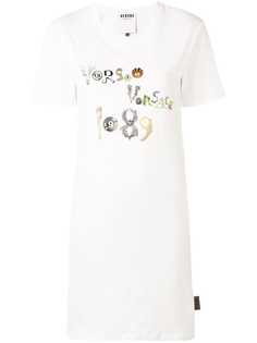 Versus платье-футболка с принтом логотипа
