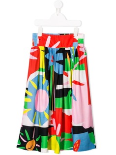 Stella Mccartney Kids юбка макси с принтом