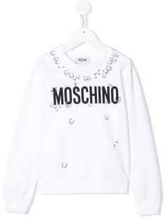 Moschino Kids толстовка с логотипом