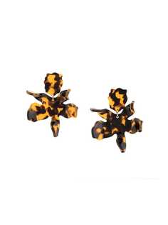Lele Sadoughi floral stud earrings