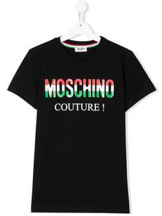 Moschino Kids футболка TEEN с логотипом