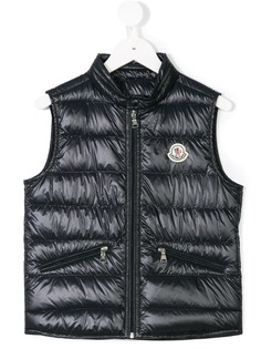 Moncler Kids жилет с логотипом