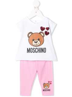 Moschino Kids спортивный костюм с отделкой пайетками