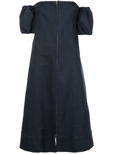 Apiece Apart no-shoulder midi dress