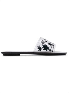 Miu Miu star print flat sandals