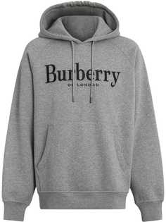 Burberry толстовка с капюшоном и логотипом