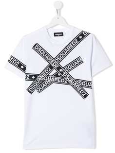 Dsquared2 Kids футболка с аппликацией логотипа