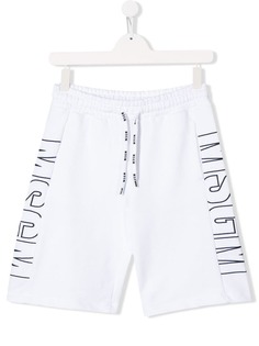 Msgm Kids шорты с принтом логотипа