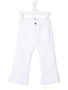 Msgm Kids классические джинсы узкого кроя