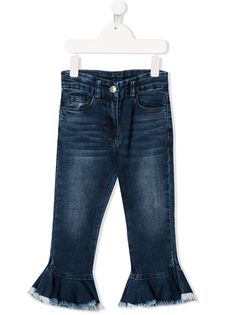 Monnalisa джинсы с оборками