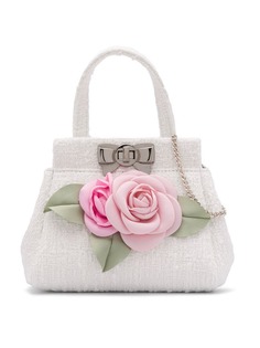 Monnalisa сумка с цветочной аппликацией