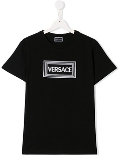 Young Versace футболка с принтом логотипа