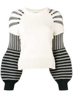 Sonia Rykiel трикотажный пуловер в полоску