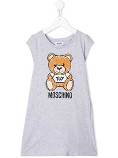 Moschino Kids платье-футболка с логотипом