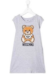 Moschino Kids платье-футболка с логотипом